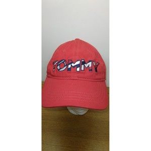Tommy Hilfiger Men's Logo Baseball Cap Hat Red/Navy/White TOMMY